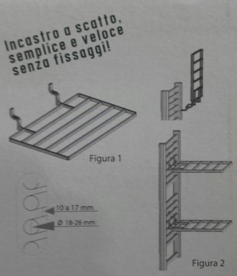STENDIBIANCHERIA 51X32 UNIVERSALE PER SCALDASAVIETTE TERMOARREDO BIANCO