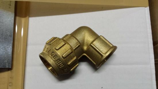 STOCK 20 PEZZI RACCORDI A GOMITO IN OTTONE PER TUBO POLIETILENE DIAM 3/4
