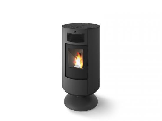 STUFA A PELLET TONDA CIRCE  9 KW  4 STELLE A+ ALTO RENDIMENTO