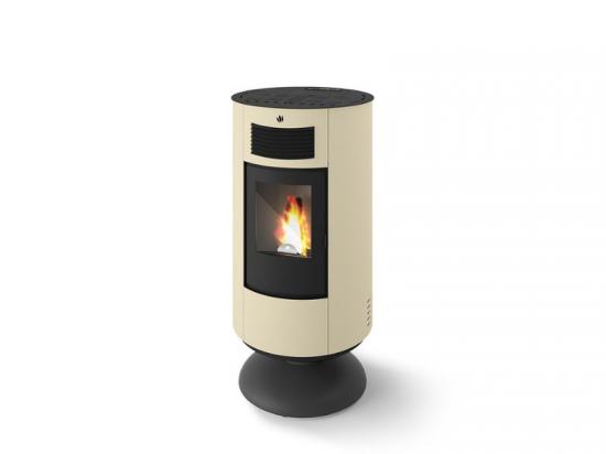 STUFA A PELLET TONDA CIRCE  9 KW  4 STELLE A+ ALTO RENDIMENTO