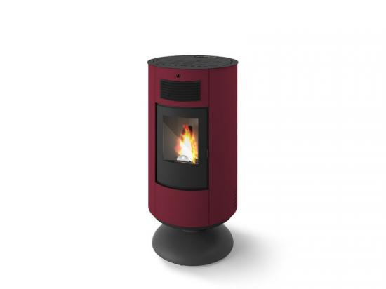 STUFA A PELLET TONDA CIRCE  9 KW  4 STELLE A+ ALTO RENDIMENTO