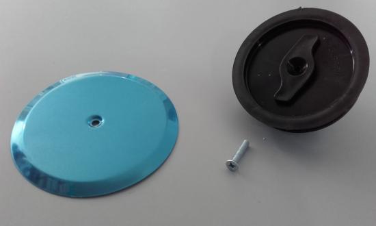 TAPPO ESPANSIONE CHIUSO DIAM.100 ACCIAIO INOX PER POZZETTO A PAVIMENTO