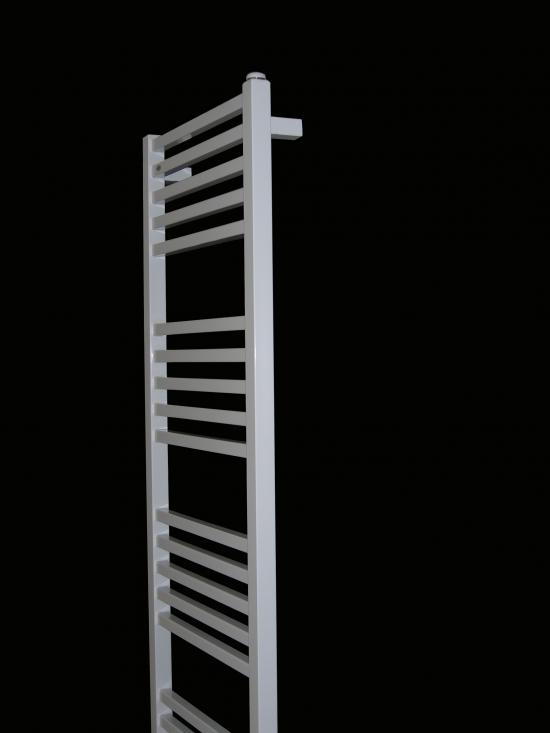 TERMOARREDO ACCIAIO BIANCO MODERNO CM.150 X 43 INTERASSE CM.40 ITALY