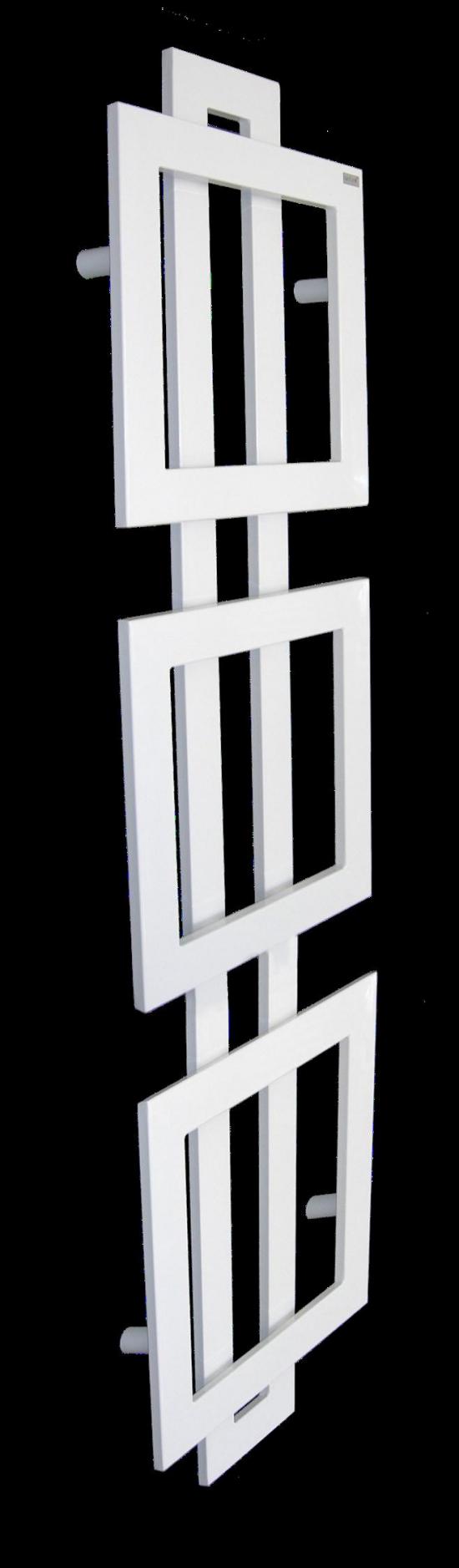 TERMOARREDO ACCIAIO BIANCO QUADRO T  L 450  H 1750 BIANCO RAL9010