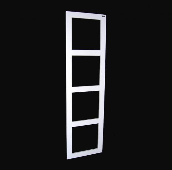 TERMOARREDO ACCIAIO BIANCO REGOLO CM.166 X 46 INTERASSE CM.40 MADE IN ITALY