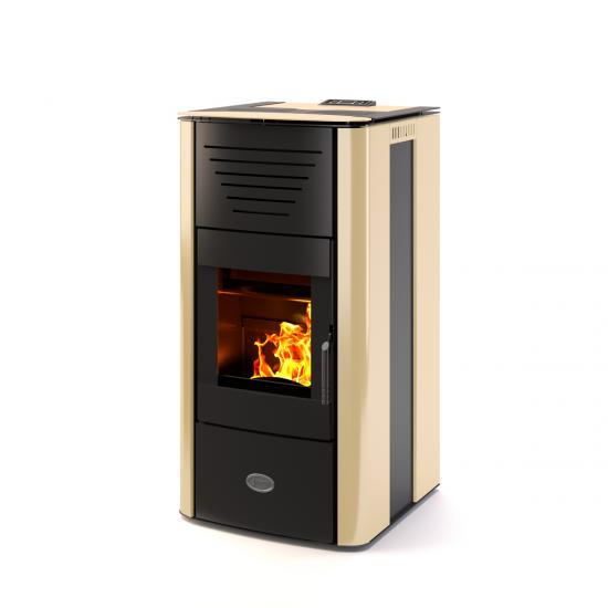 TERMOSTUFA A PELLET IRIS 20 STANDARD 20KW PER RISCALDAMENTO 4 STELLE A+ ALTO RENDIMENTO