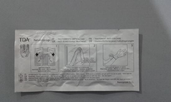 TRATTAMENTO ANTICALCARE VETRO DOCCIA NEVERDROP MADE IN ITALY
