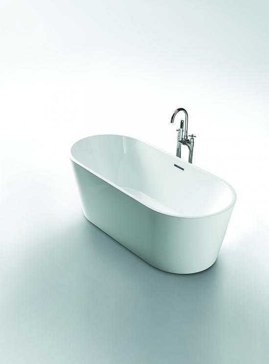 VASCA FREE-STANDING IN ACRILICO VITERBO OVALE 160X80
