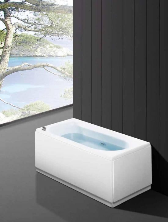 VASCA NORI 120X70  CON TELAIO PANNELLO FRONTALE E LATERALE
